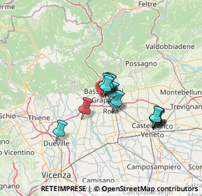 Mappa Via Giacomo Puccini, 36061 Bassano del Grappa VI, Italia (9.392)