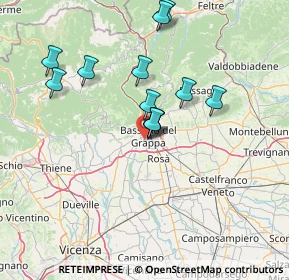 Mappa Via Giacomo Puccini, 36061 Bassano del Grappa VI, Italia (12.77083)