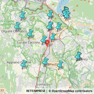 Mappa 22070 Luisago CO, Italia (4.8135)
