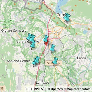 Mappa 22070 Luisago CO, Italia (3.46545)