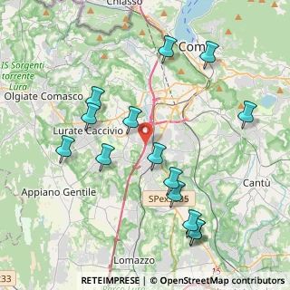 Mappa 22070 Luisago CO, Italia (4.36143)