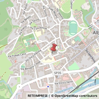 Mappa Via B. Crespi, 1, 24021 Albino, Bergamo (Lombardia)