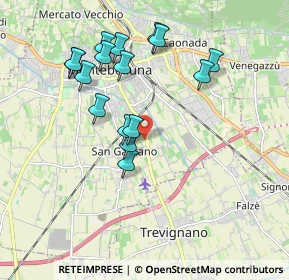 Mappa Via Trevignano, 31044 Montebelluna TV, Italia (1.8075)