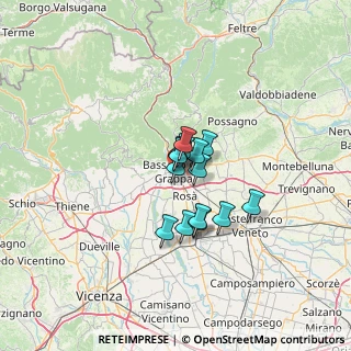 Mappa Vicolo Cereria, 36061 Bassano del Grappa VI, Italia (7.52643)