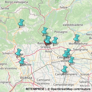Mappa Vicolo Cereria, 36061 Bassano del Grappa VI, Italia (14.62)