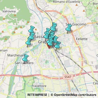 Mappa Vicolo Cereria, 36061 Bassano del Grappa VI, Italia (1.08882)