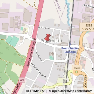 Mappa Via Alessandro Volta,  32, 22070 Luisago, Como (Lombardia)
