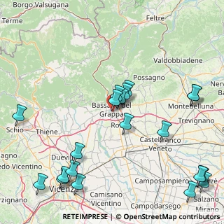 Mappa Via Monsignor Egidio Negrin, 36061 Bassano del Grappa VI, Italia (21.0635)