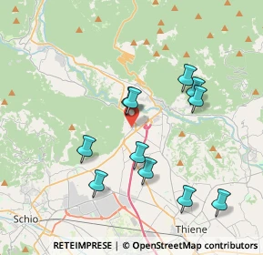 Mappa Via S. Eurosia, 36013 Piovene Rocchette VI, Italia (3.62818)