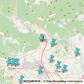 Mappa Via S. Eurosia, 36013 Piovene Rocchette VI, Italia (6.24273)