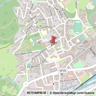 Mappa Via Duca D'Aosta, 24, 24021 Albino, Bergamo (Lombardia)