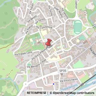 Mappa Via Duca D'Aosta, 33, 24021 Albino, Bergamo (Lombardia)