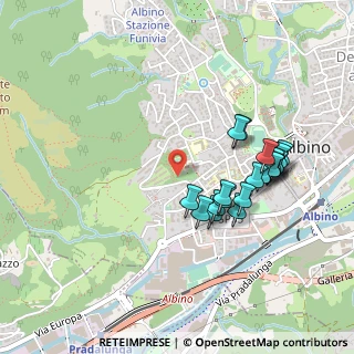 Mappa Via Fratelli Cervi, 24021 Albino BG, Italia (0.4515)