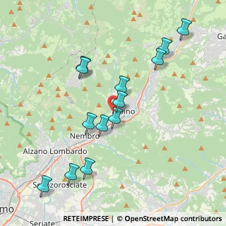 Mappa Via Fratelli Cervi, 24021 Albino BG, Italia (4.02385)