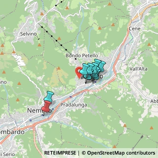 Mappa Via Fratelli Cervi, 24021 Albino BG, Italia (0.96455)