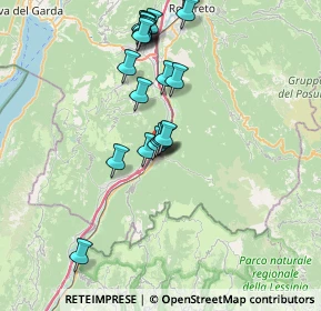 Mappa Via Ronchiano, 38061 Ala TN, Italia (7.316)