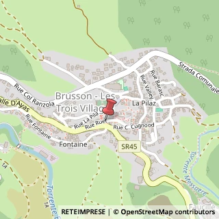 Mappa Via Roet, 4, 11022 Brusson, Aosta (Valle d'Aosta)