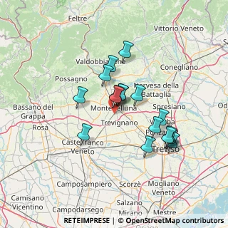 Mappa Via Borgo Innocenti, 31044 Montebelluna TV, Italia (11.47294)