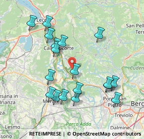 Mappa Via la Guarda di Sopra, 24034 Cisano Bergamasco BG, Italia (7.75)