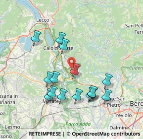 Mappa Via la Guarda di Sopra, 24034 Cisano Bergamasco BG, Italia (7.262)