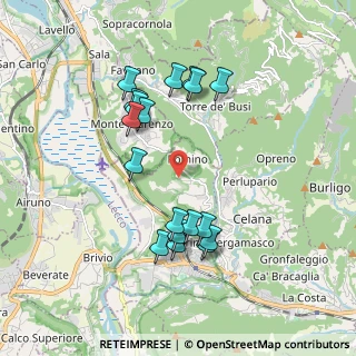 Mappa Via la Guarda di Sopra, 24034 Cisano Bergamasco BG, Italia (1.80611)