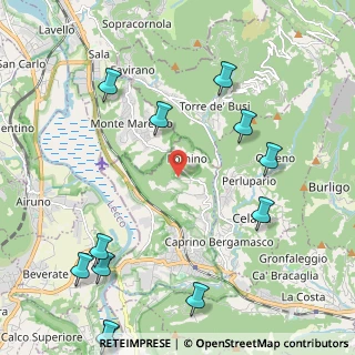 Mappa Via la Guarda di Sopra, 24034 Cisano Bergamasco BG, Italia (2.865)