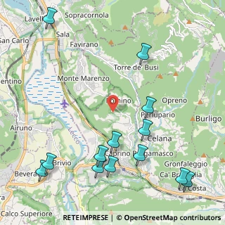 Mappa Via la Guarda di Sopra, 24034 Cisano Bergamasco BG, Italia (2.71462)