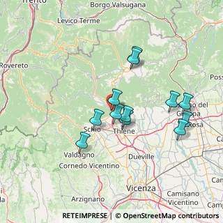 Mappa Via Ulisse Dellai, 36013 Piovene Rocchette VI, Italia (12.82833)