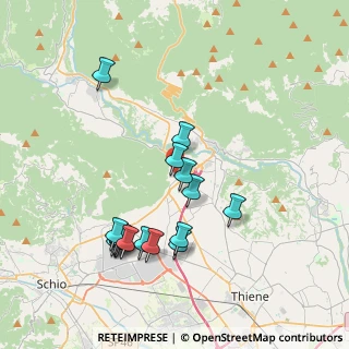 Mappa Via Ulisse Dellai, 36013 Piovene Rocchette VI, Italia (3.84118)