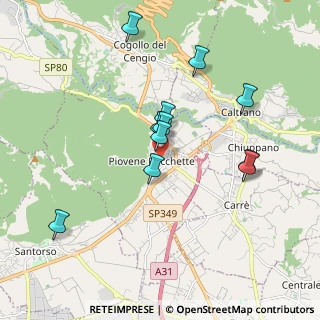 Mappa Via Ulisse Dellai, 36013 Piovene Rocchette VI, Italia (1.71182)