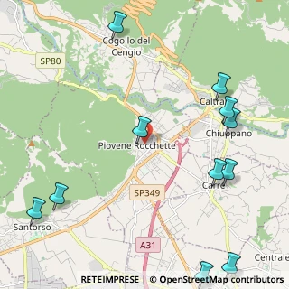 Mappa Via Ulisse Dellai, 36013 Piovene Rocchette VI, Italia (2.95273)