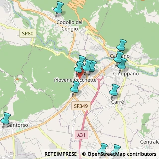 Mappa Via Ulisse Dellai, 36013 Piovene Rocchette VI, Italia (2.22)