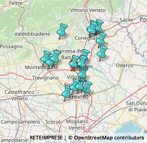 Mappa Via Molinella, 31050 Povegliano TV, Italia (10.48235)