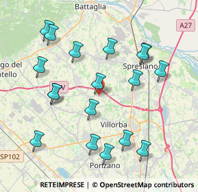 Mappa Via Molinella, 31050 Povegliano TV, Italia (4.21056)