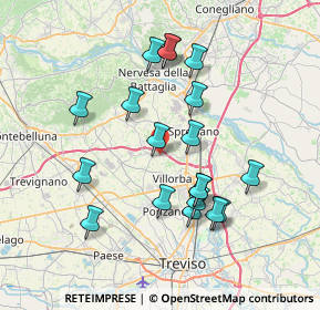 Mappa Via Molinella, 31050 Povegliano TV, Italia (7.02158)