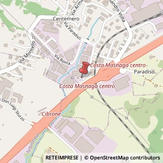 Mappa Via Leonardo da Vinci, 22, 23845 Costa Masnaga LC, Italia, 23845 Costa Masnaga, Lecco (Lombardia)