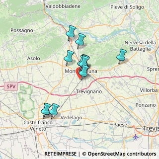 Mappa Via Storta, 31044 Montebelluna TV, Italia (5.7675)