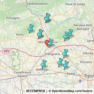 Mappa Via Storta, 31044 Montebelluna TV, Italia (7.01583)