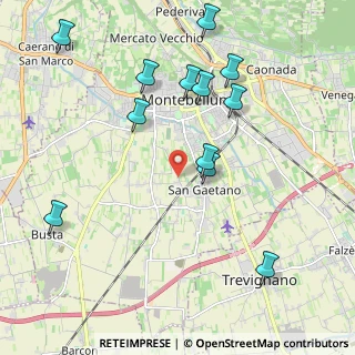 Mappa Via Storta, 31044 Montebelluna TV, Italia (2.24583)