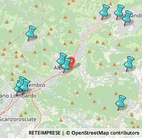 Mappa Via E. Tarantelli, 24021 Albino BG, Italia (5.48455)