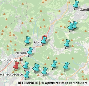 Mappa Via Tarantelli Ezio, 24021 Albino BG, Italia (5.176)