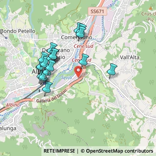 Mappa Via E. Tarantelli, 24021 Albino BG, Italia (0.9325)