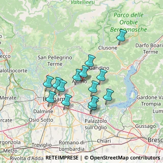 Mappa Via E. Tarantelli, 24021 Albino BG, Italia (11.26071)