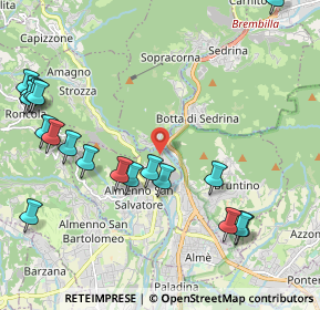 Mappa Via Ponte Clanezzo, 24031 Almenno San Salvatore BG, Italia (2.59684)