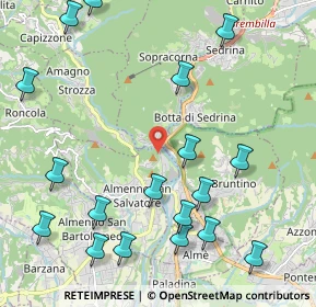 Mappa Via Ponte Clanezzo, 24031 Almenno San Salvatore BG, Italia (2.62167)