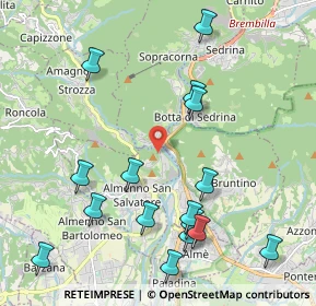 Mappa Via Ponte Clanezzo, 24031 Almenno San Salvatore BG, Italia (2.36875)