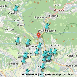 Mappa Via Ponte Clanezzo, 24031 Almenno San Salvatore BG, Italia (2.677)