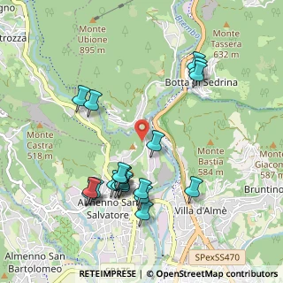 Mappa Via Ponte Clanezzo, 24031 Almenno San Salvatore BG, Italia (1.0165)