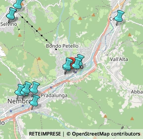 Mappa Via Sant' Anna, 24021 Albino BG, Italia (2.49692)