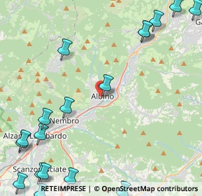 Mappa Via Sant' Anna, 24021 Albino BG, Italia (6.812)
